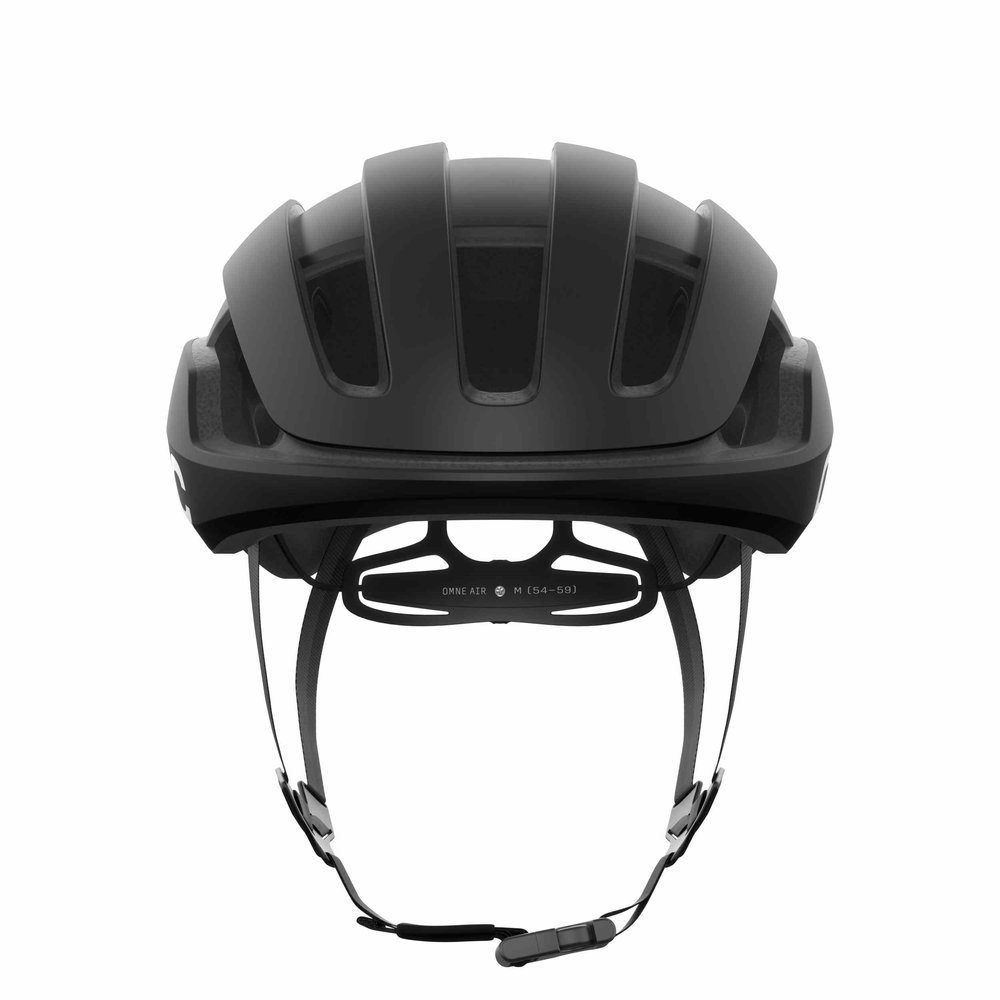 POC Omne Air MIPS Gravel Helm Uranium Black Matt/Hydrogen White w. Logo