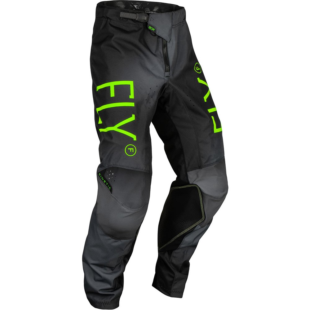 FLY Kinetic BOA Kinder Motocross Hose Prodigy charcoal grau Green FLY Kinetic BOA Kinder Motocross Hose Prodigy charcoal grau Green