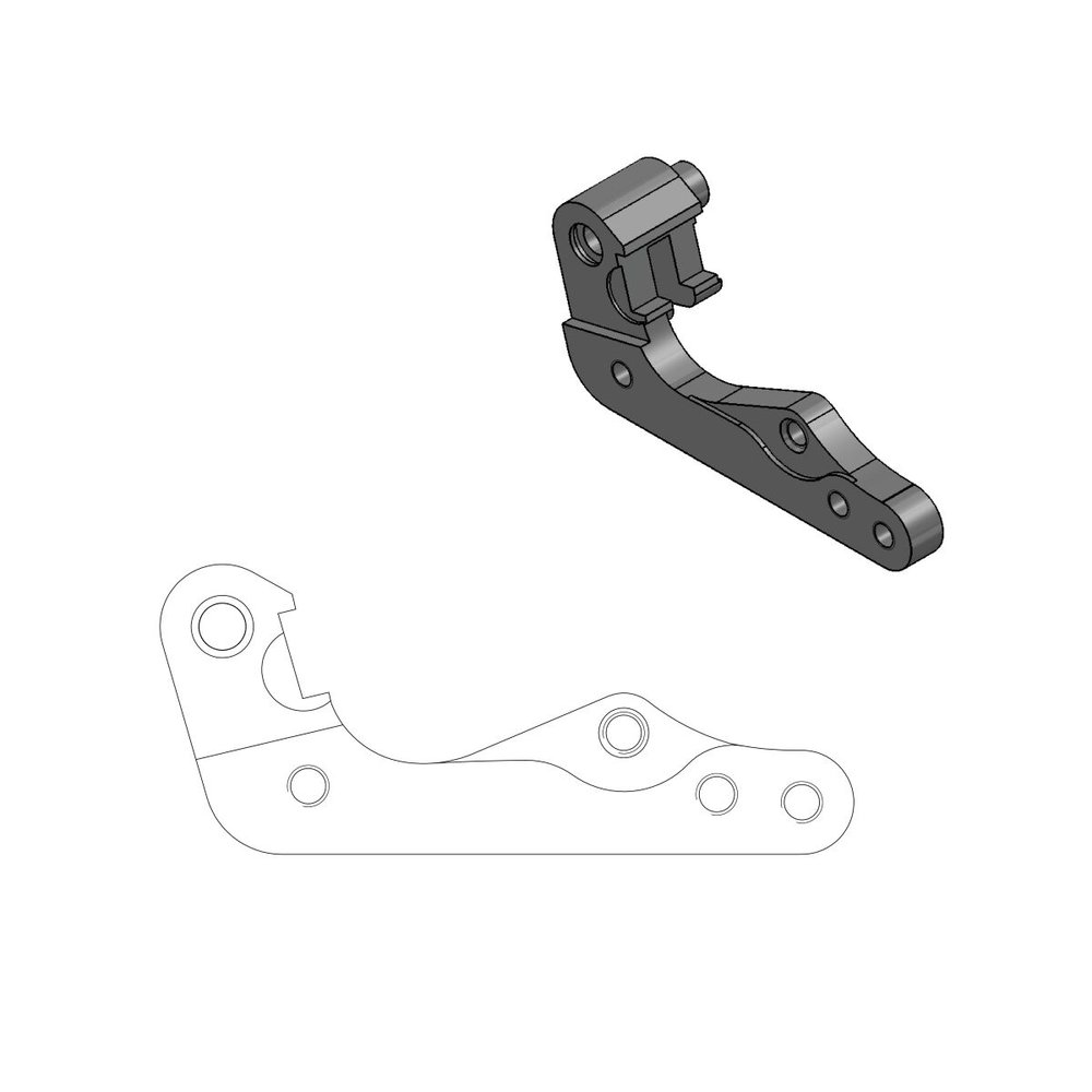 MOTO-MASTER Adapterhalterung 270mm MOTO-MASTER Adapterhalterung 270mm