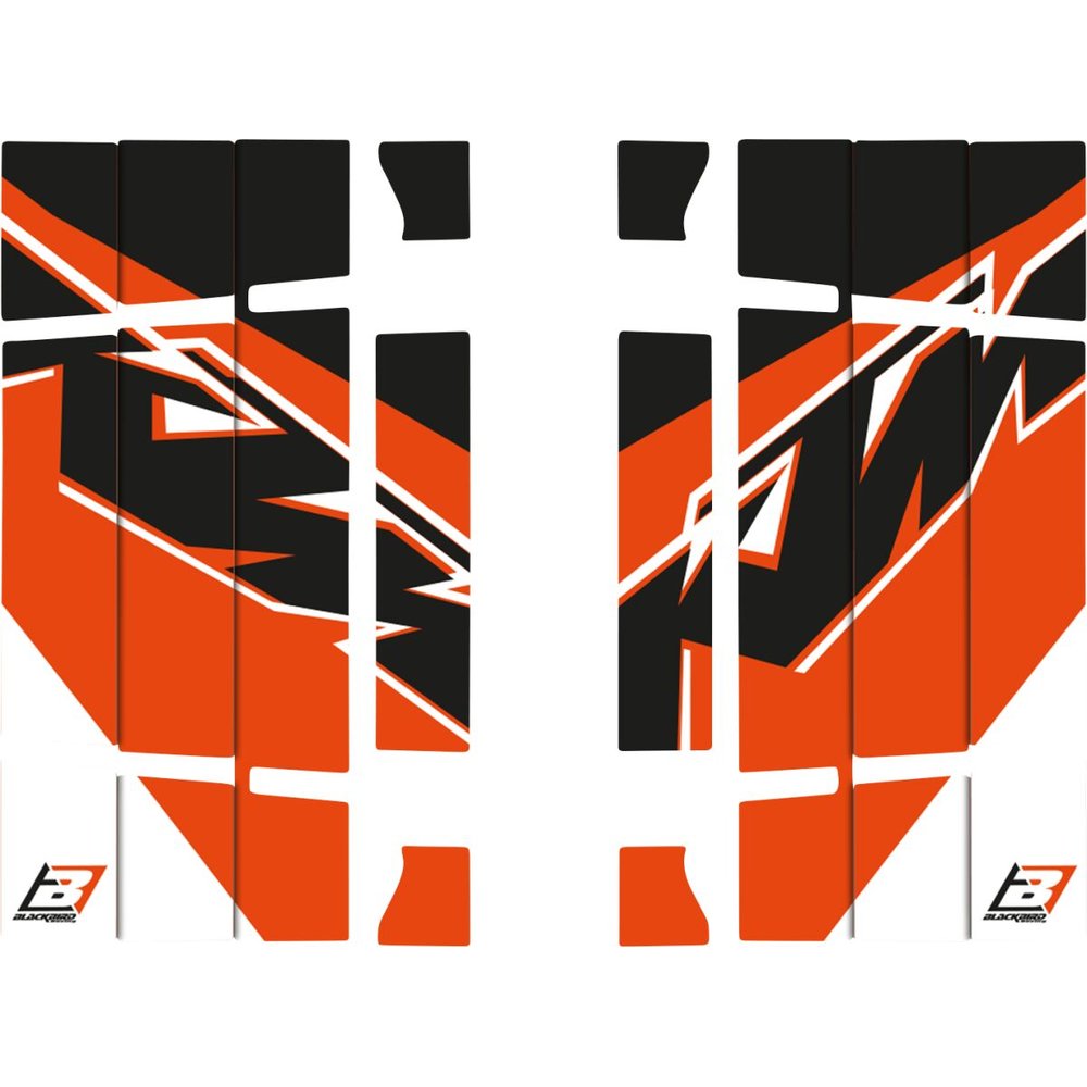 BLACKBIRD RACING Replica Kühlerschutz-Dekorsatz passend für KTM Trophy 22