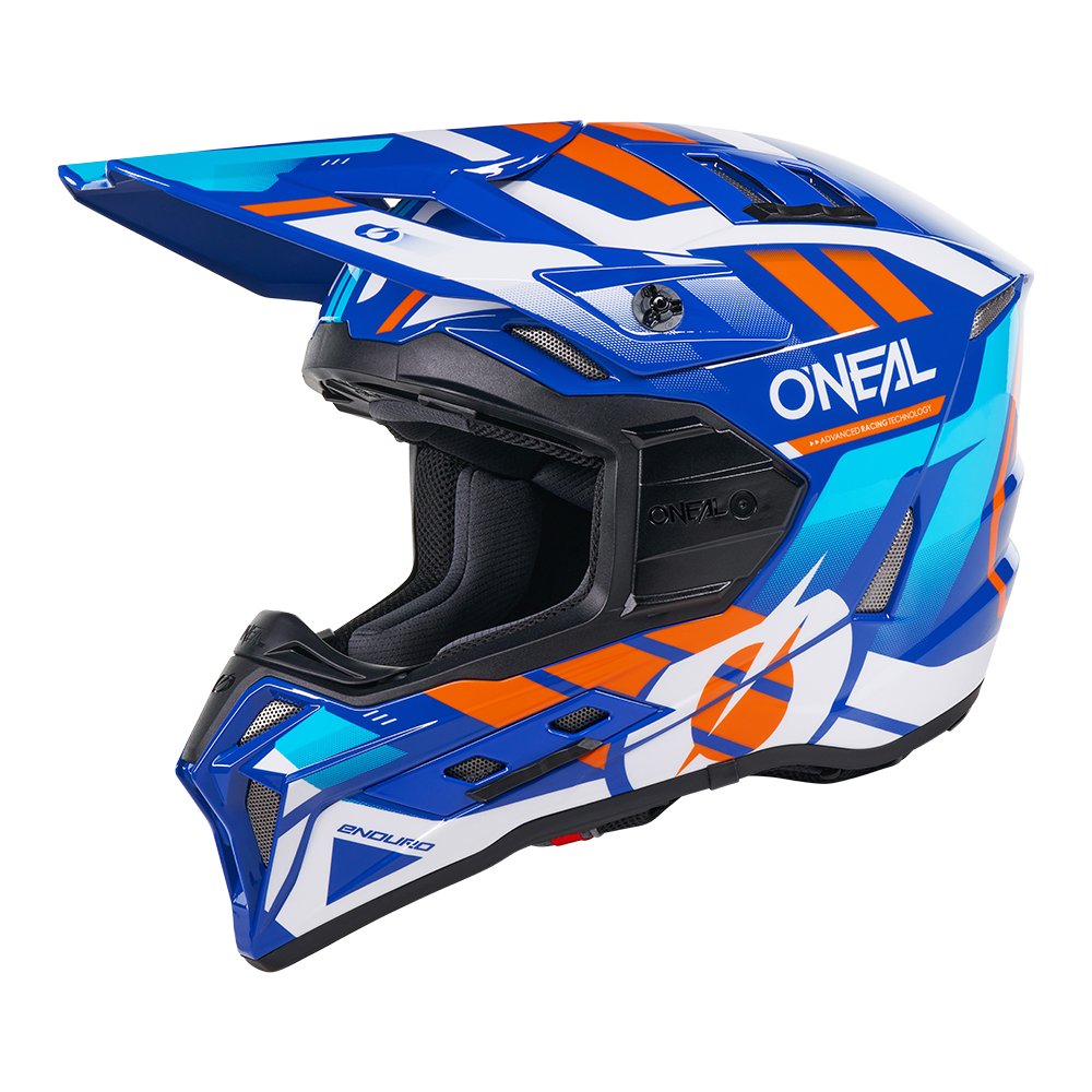 ONEAL EX-SRS Motocross Helm Dust blau/orange