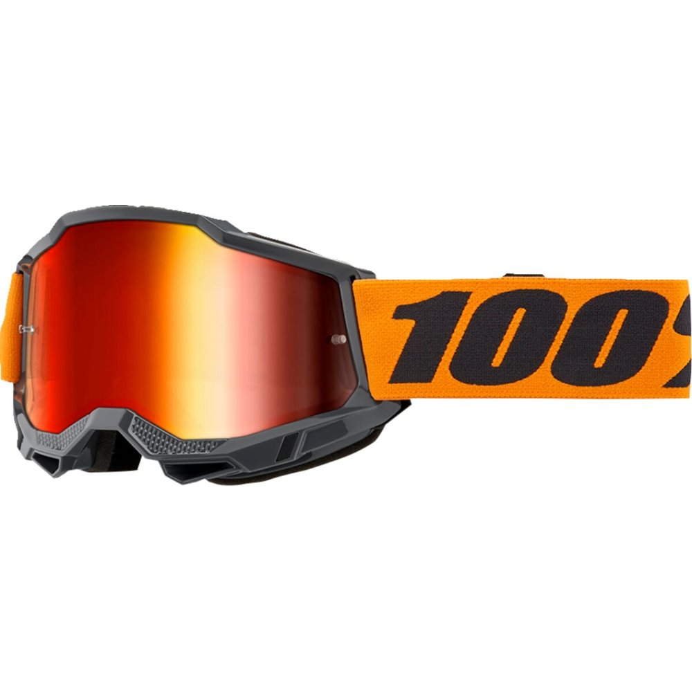 100% Accuri 2 Brille orange rot verspiegelt