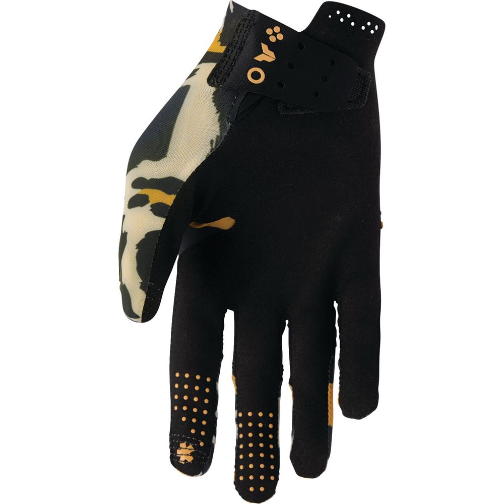 THOR Sportmode Cheetah Frauen Handschuhe tan beige/schwarz