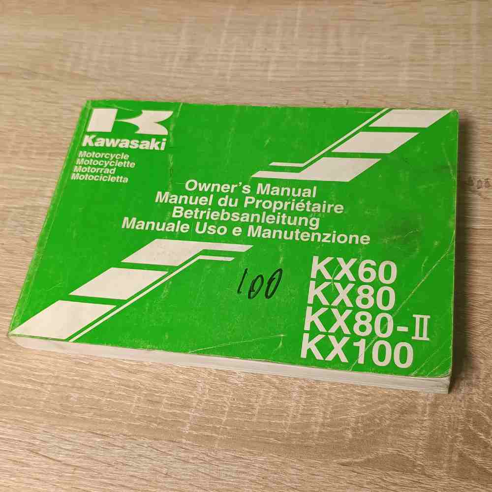 KAWASAKI KX60 (B16) KX80 (W3.X3) KX80 (Y3.Z3) KX100 (C3) 2000 99976-1014-01 Motorrad-Handbuch gebraucht