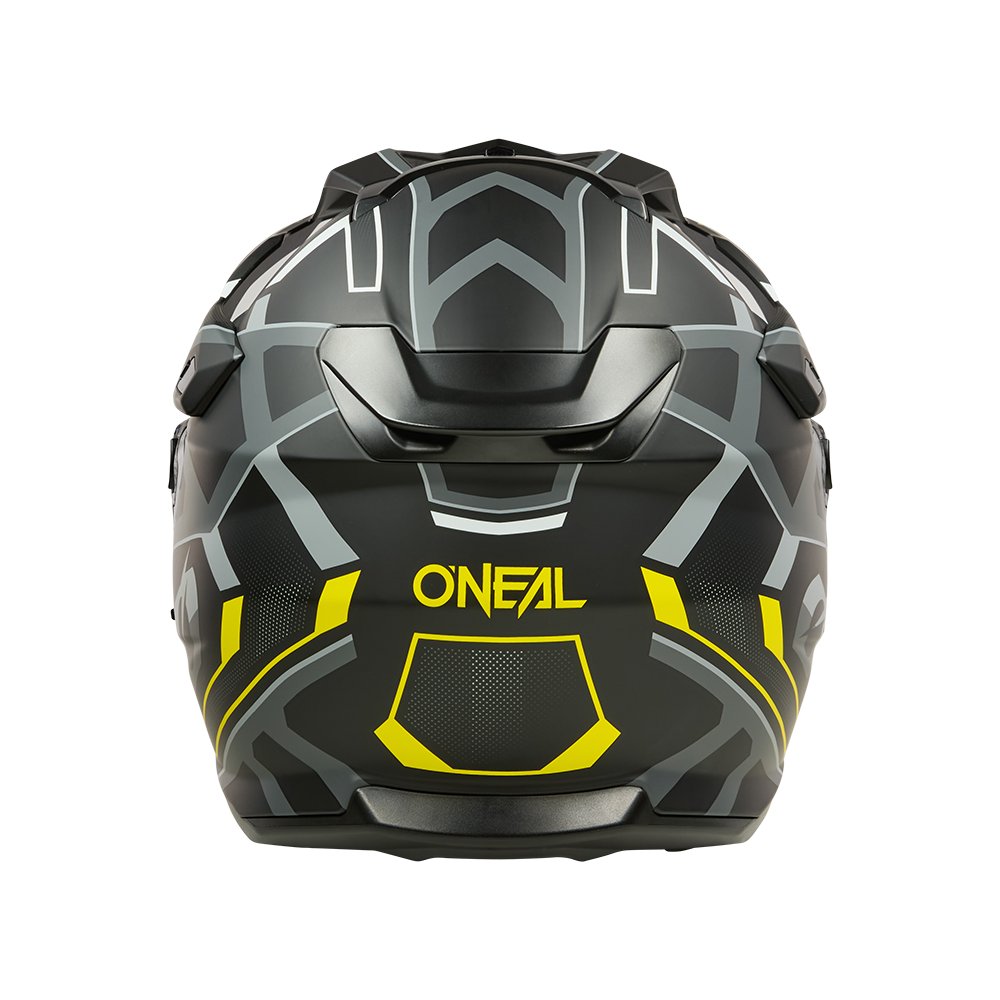 ONEAL D-SRS Motocross Helm Square schwarz neon gelb grau ONEAL D-SRS Motocross Helm Square schwarz neon gelb grau