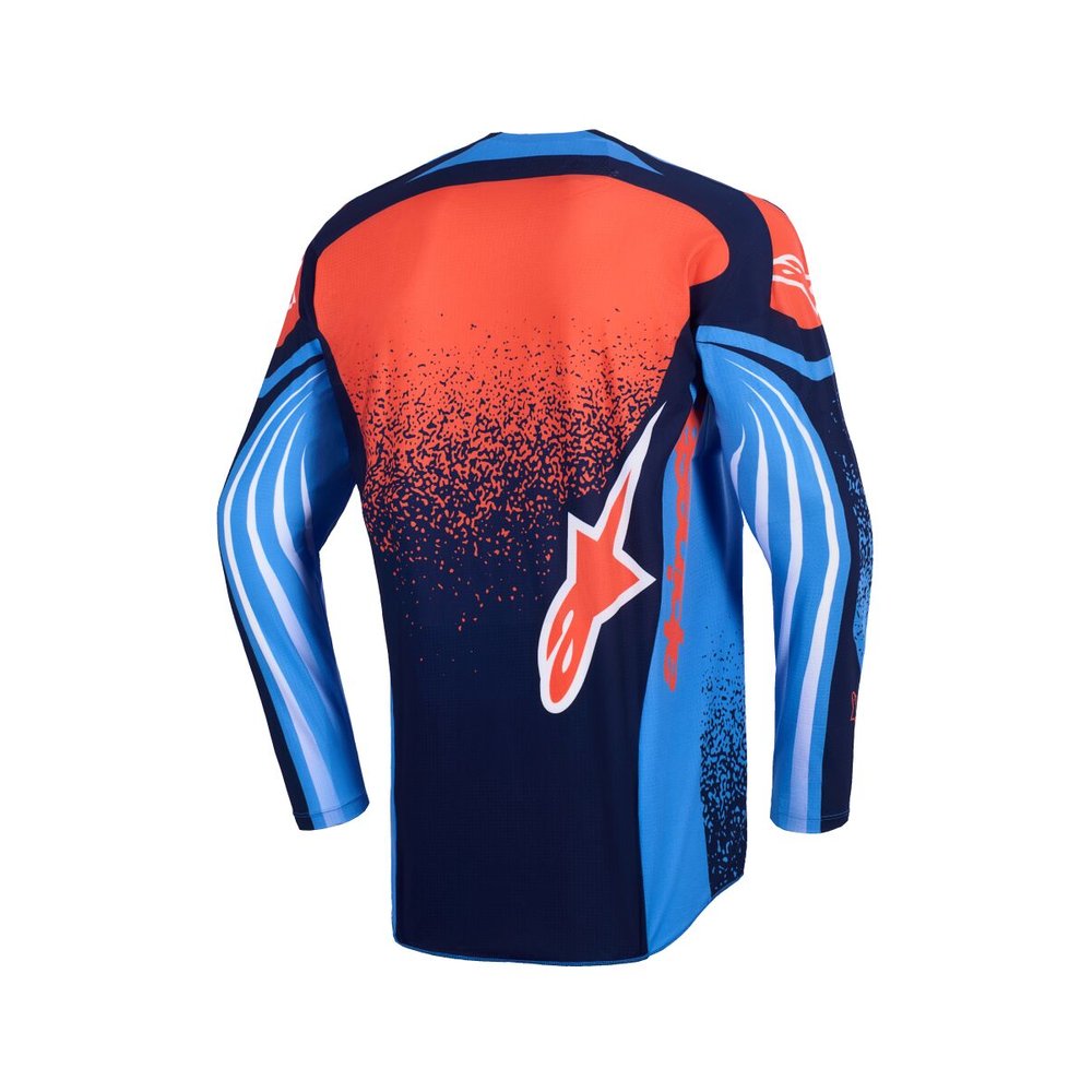 ALPINESTARS Techstar Nomur Jersey navy blau/orange/blau ALPINESTARS Techstar Nomur Jersey navy blau/orange/blau