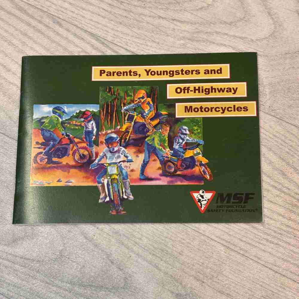 MSF Eltern/Kinder Offroad Motocross Tipps & Tricks Sicherheitshinweise englisch Parents Youngsters