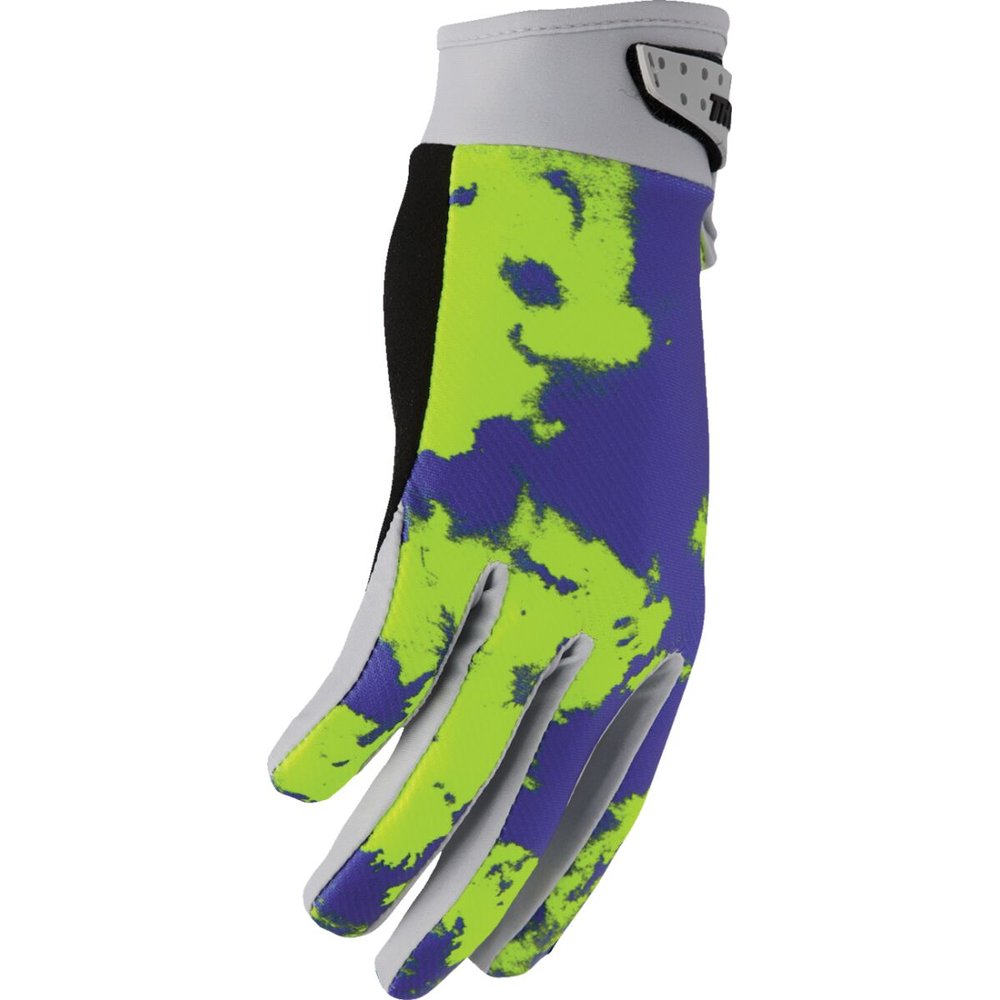 THOR Launchmode Bleach Handschuhe grau/acid neon gelb