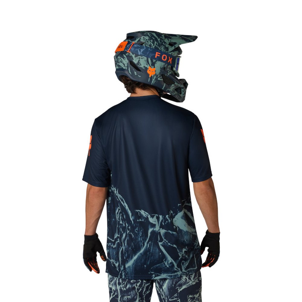 FOX RANGER SS JERSEY IMG PRINT kurzärmlig Dark Blau