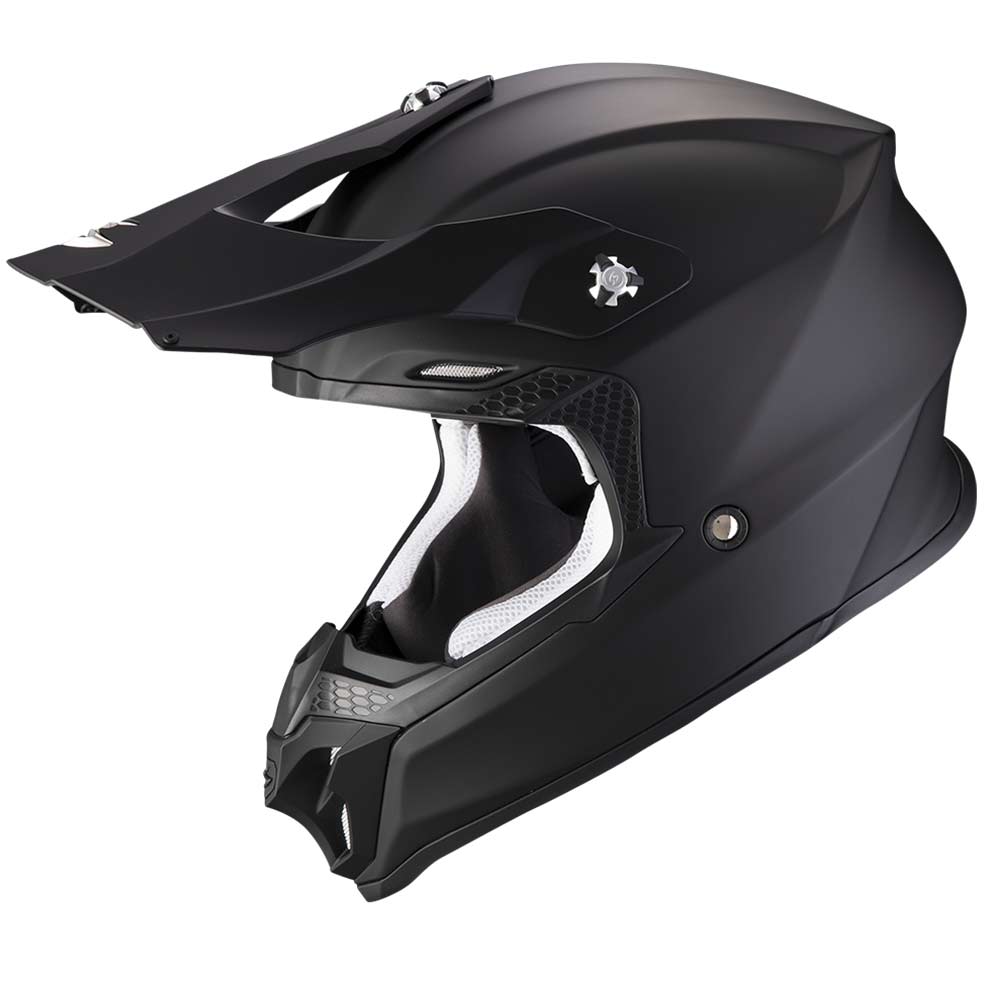 SCOPRION VX-16 Evo Air Solid Motocross Helm matt schwarz