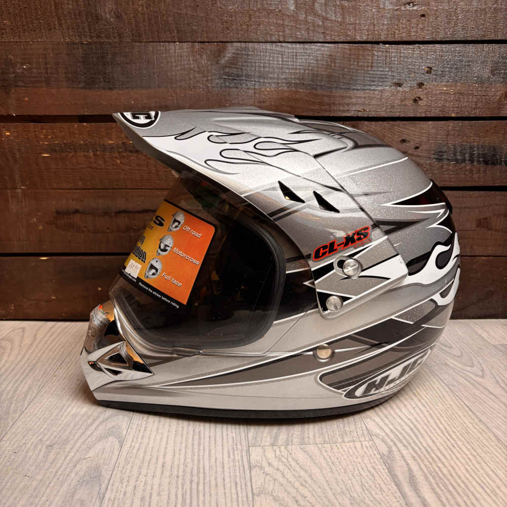 HJC CL-XS Vapor Adventure Helm silber