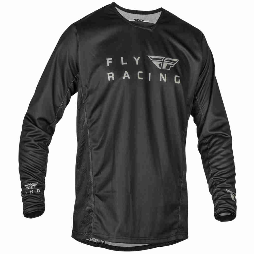 FLY Radium Kinder Jersey schwarz grau FLY Radium Kinder Jersey schwarz grau
