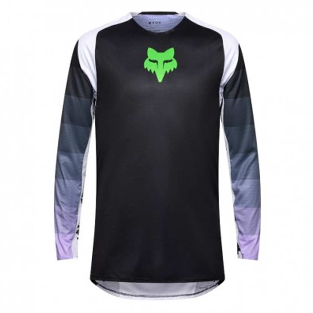 FOX FLEXAIR GRID JERSEY Schwarz/Purple
