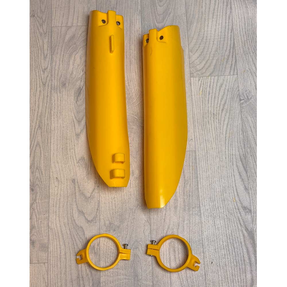 UFO Gabelprotektoren für Suzuki RM 125/250 01-03 gelb