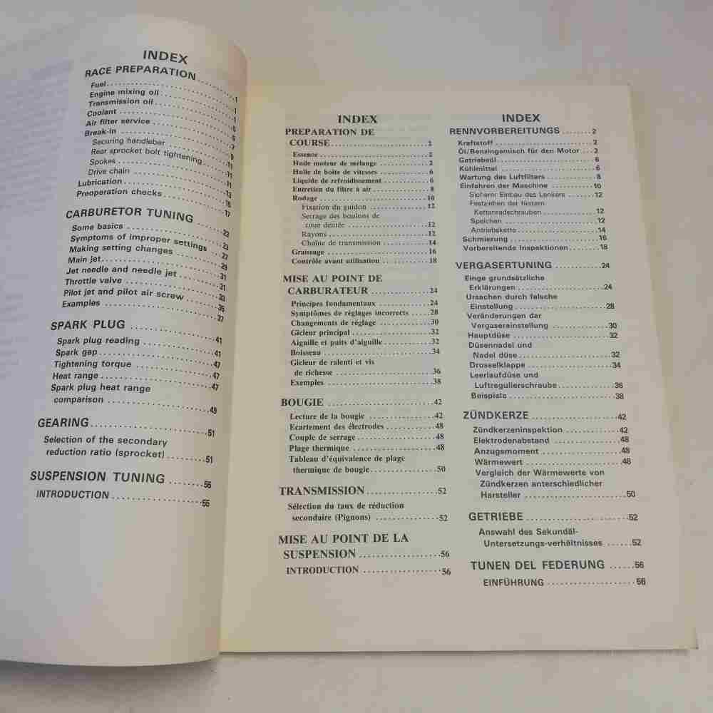 YAMAHA YZ & IT 1985 90894-83400 Motorrad-Handbuch gebraucht