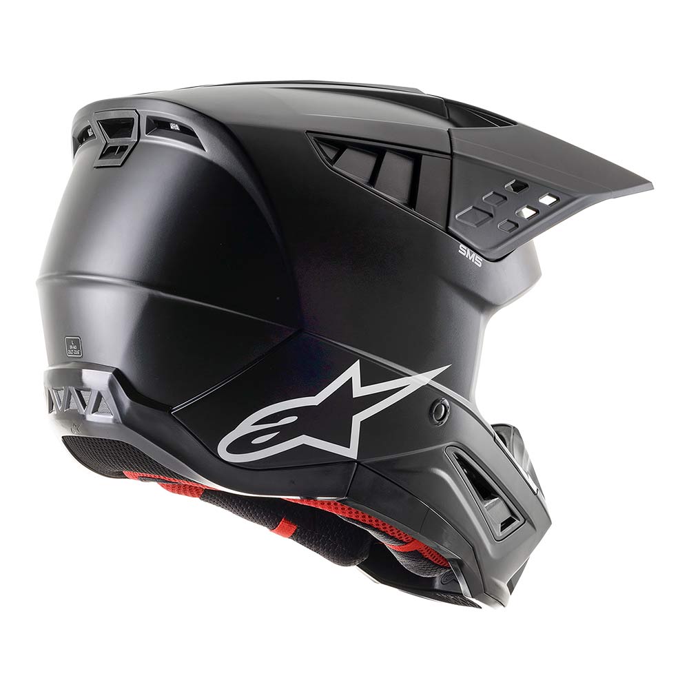 ALPINESTARS Supertech M5 Solid Motocross Helm schwarz
