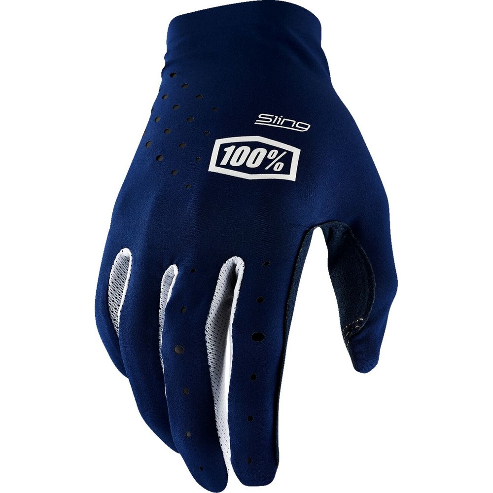 100% Sling MX Handschuhe blau