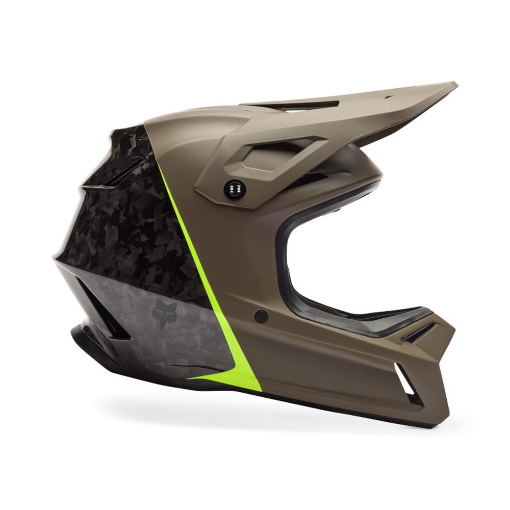 FOX RAMPAGE RS SPLICE, CE/CPSC Fullface MTB Helm Military