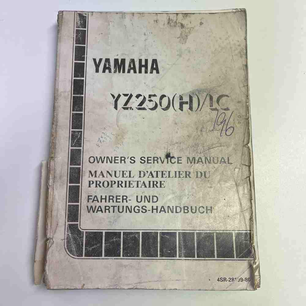 YAMAHA YZ250(H)/LC 1996 4SR-28199-80 Motorrad-Handbuch gebraucht