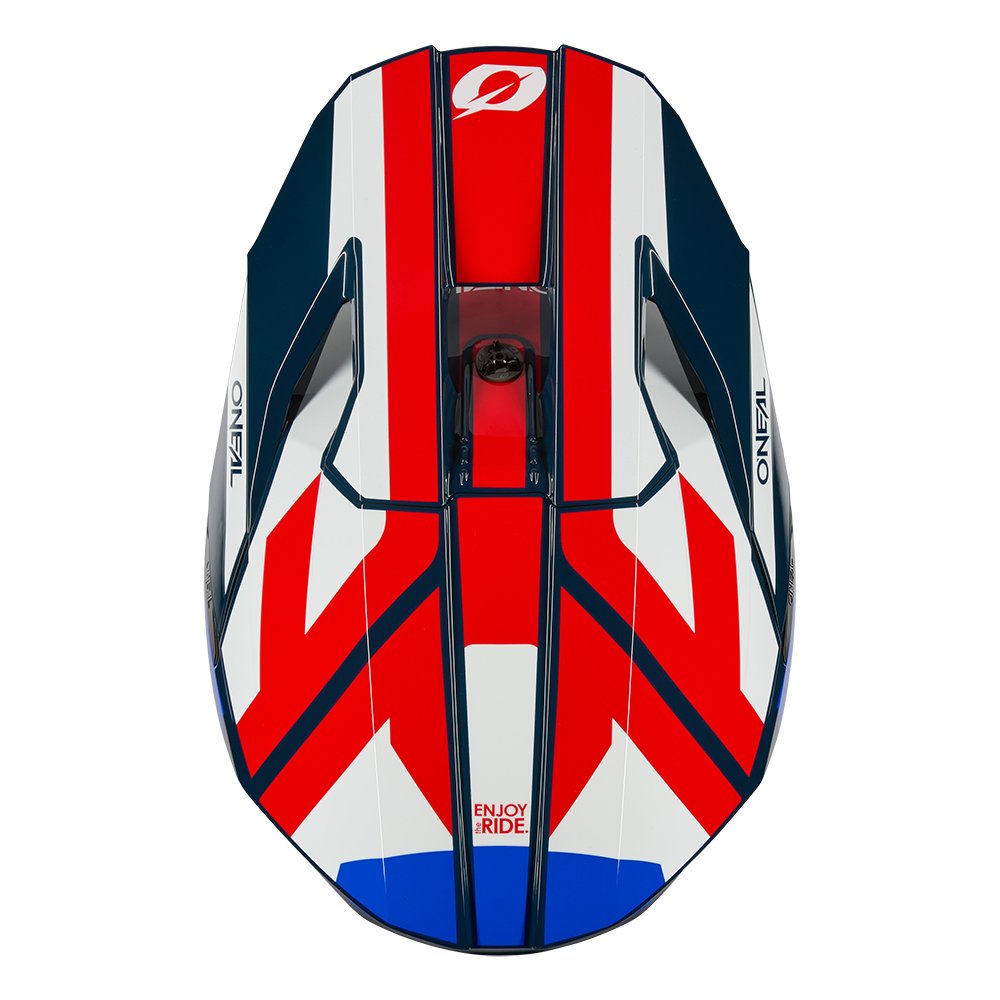 ONEAL 3SRS Motocross Helm Ride blau/weiss/rot ONEAL 3SRS Motocross Helm Ride blau/weiss/rot