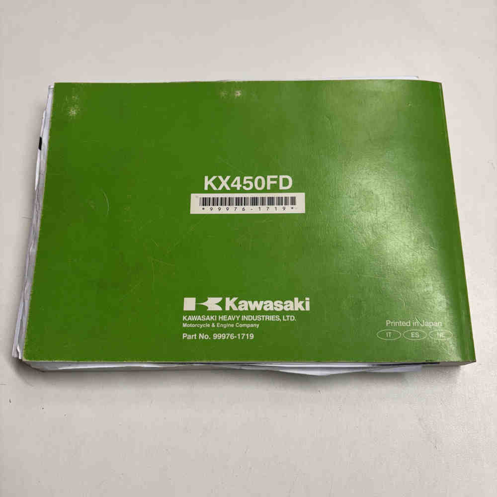 KAWASAKI KX 450 FD 2013 99976-1719 Motorrad-Handbuch gebraucht