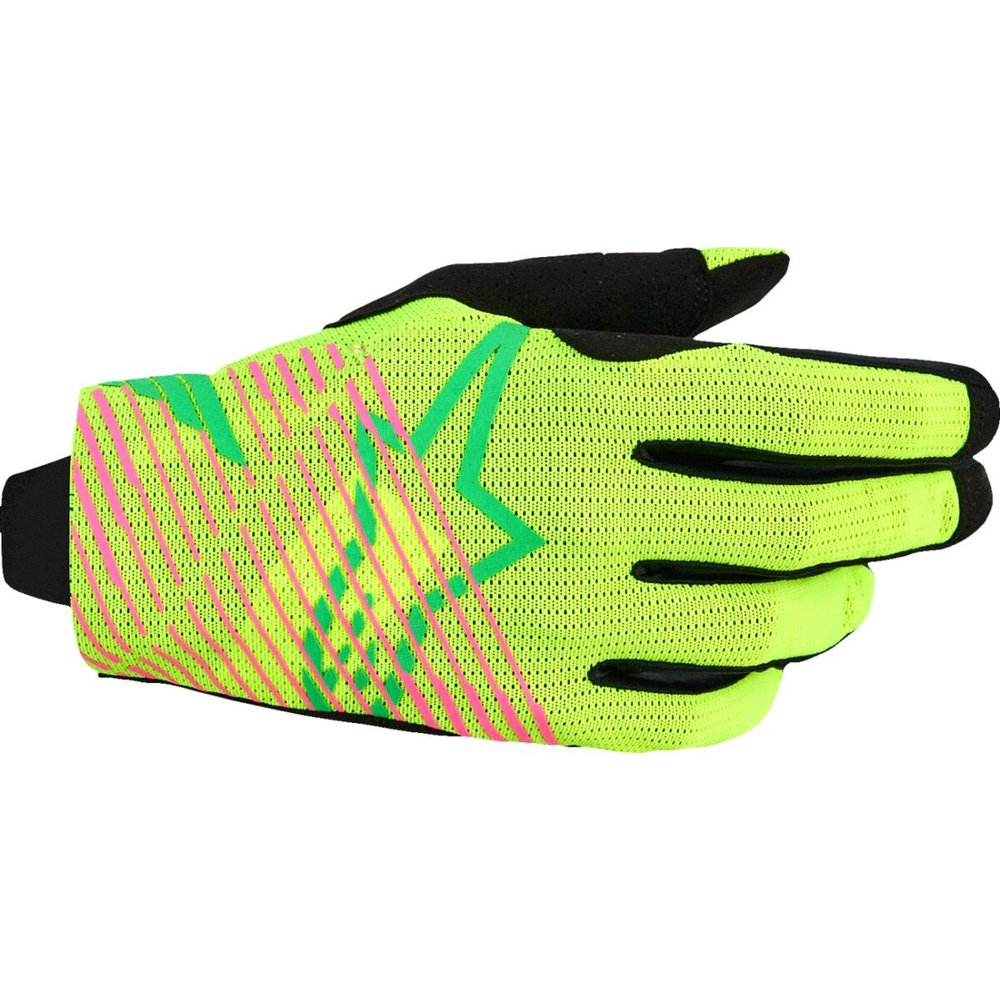 ALPINESTARS Radar Pro Handschuhe grün/gelb/pink