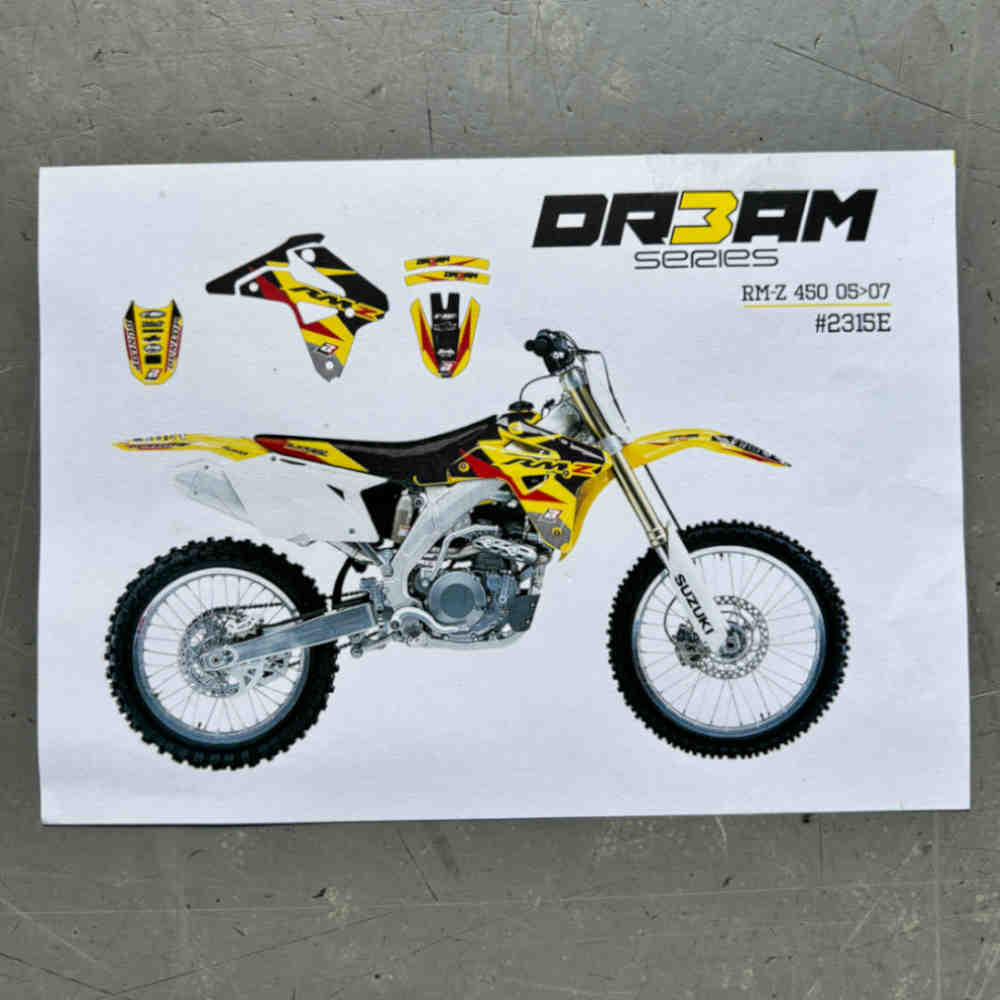 BLACKBIRD RACING Dream 3 Dekorsatz Suzuki RMZ 450 05