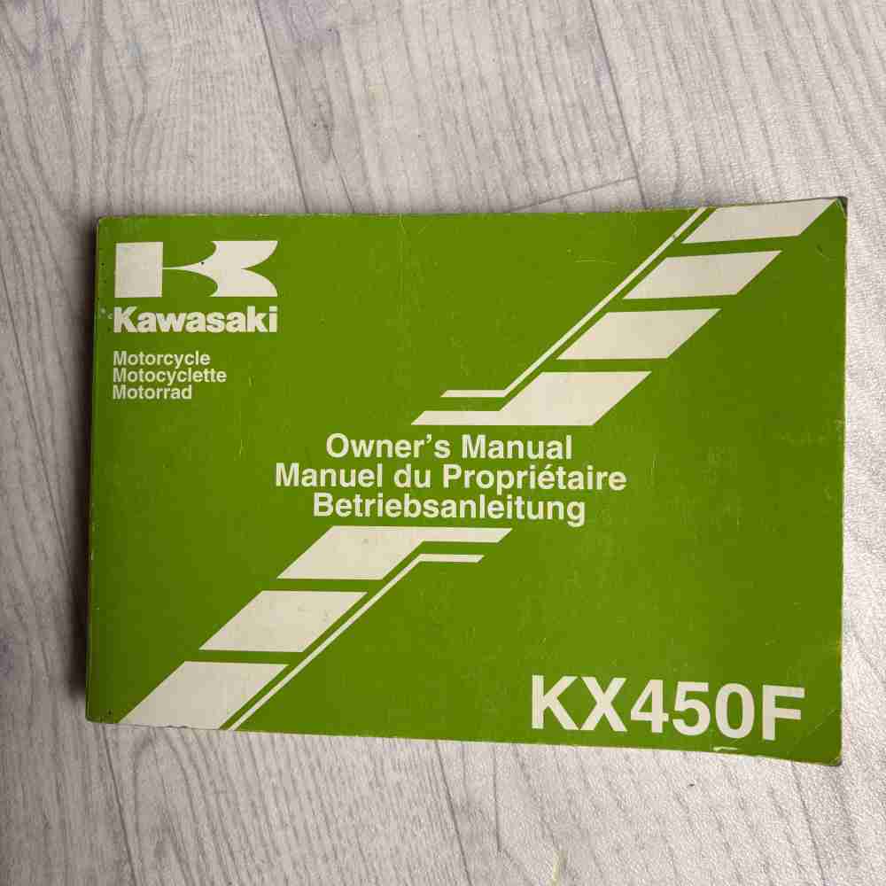Kawasaki KX450F KX450EB 2001 99976-1601 Motorrad-Handbuch gebraucht