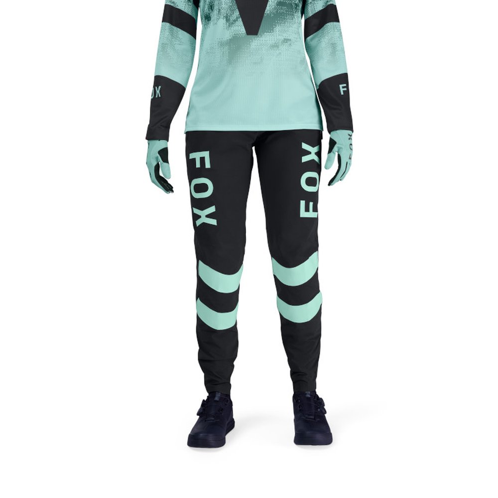 FOX W RANGER PANT KAIROS lange MTB Hose für Frauen Turquoise
