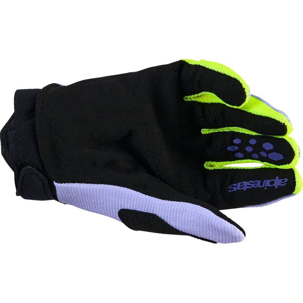 ALPINESTARS Full Bore V2 Youth Kinder Handschuhe lila/gelb