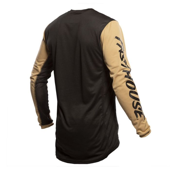 FASTHOUSE Grindhouse Strike Motocross Jersey schwarz khaki