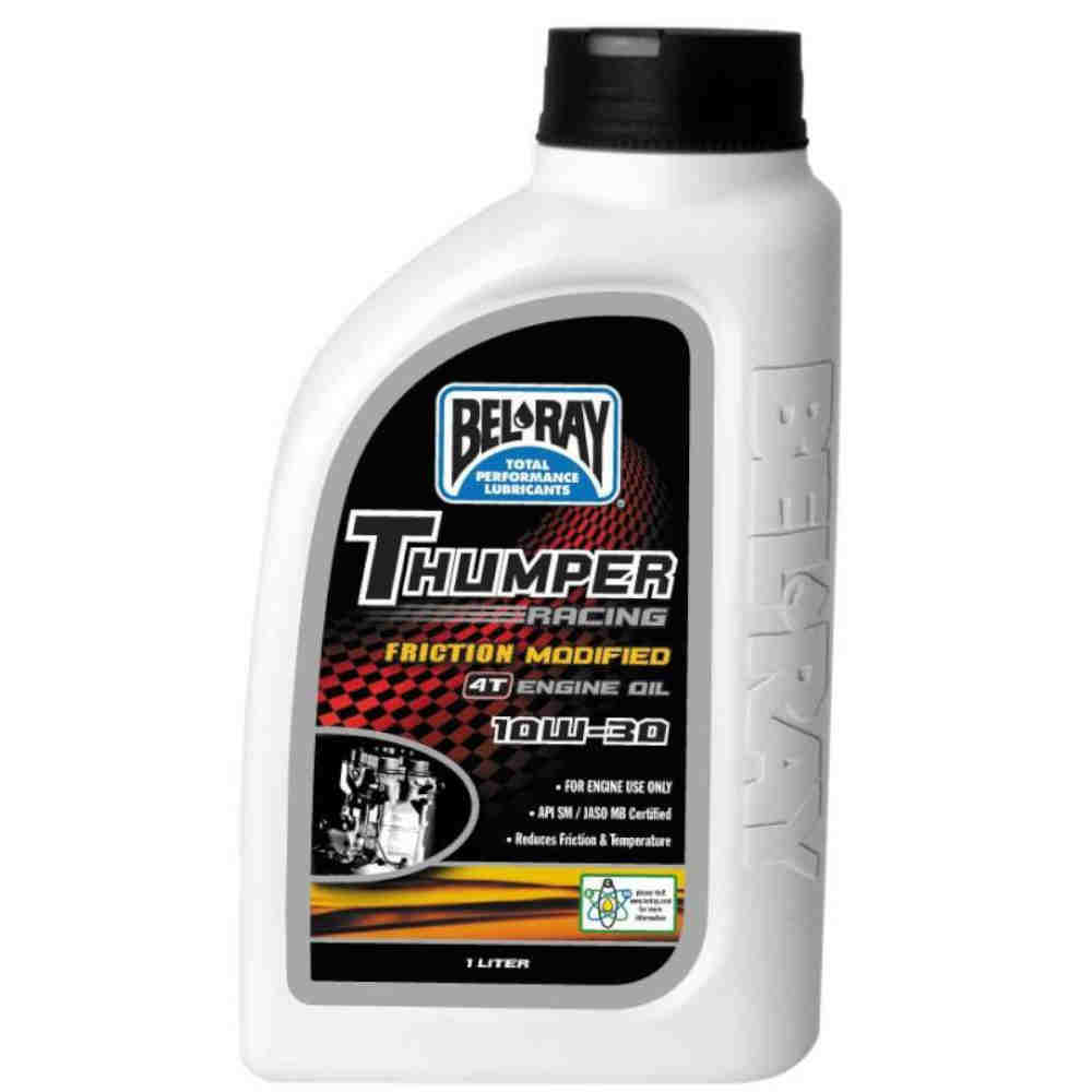 BEL RAY Thumper Friction Modified 4-Takter Motor-Öl 10W-30 1l