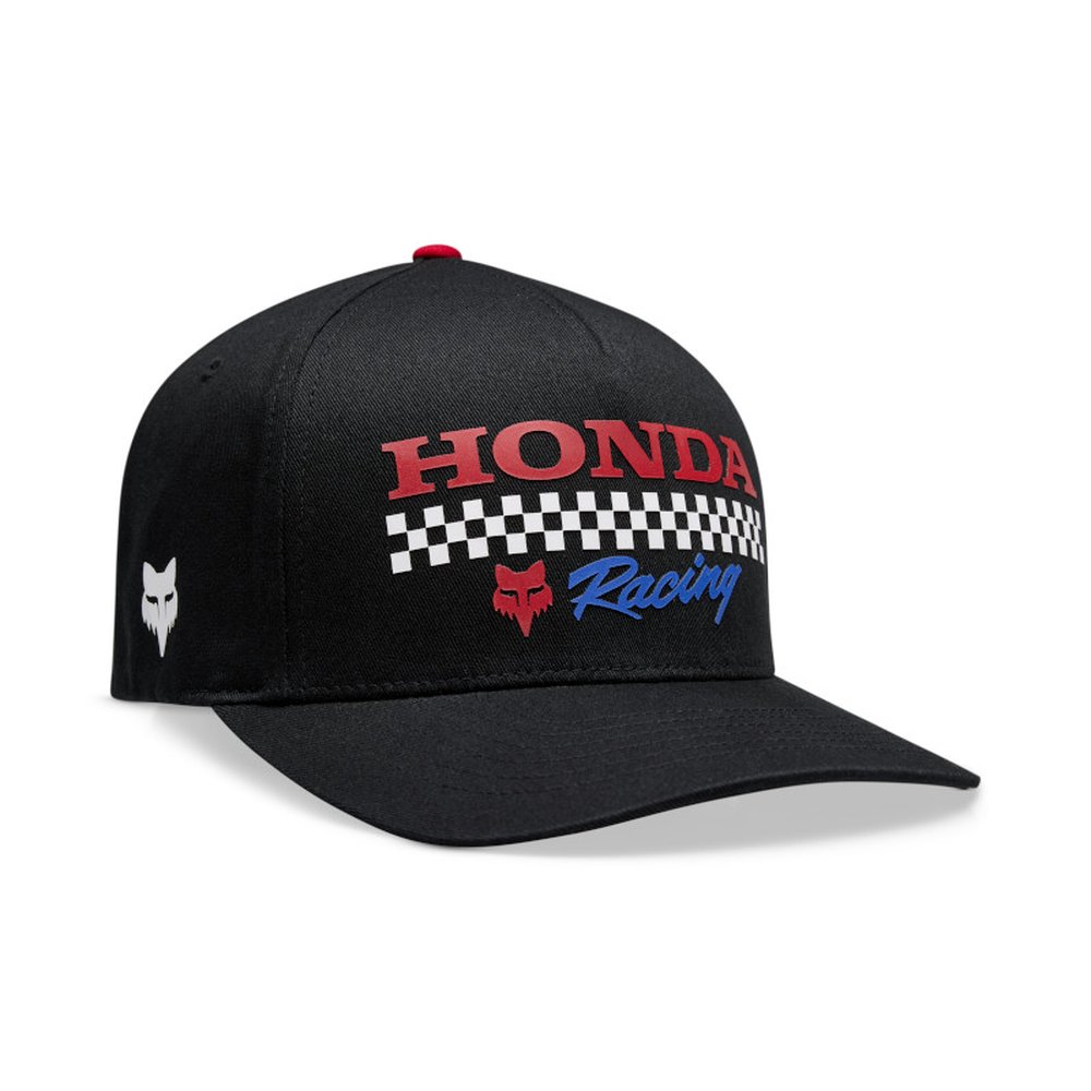 FOX HONDA FLEXFIT HAT Kappe Black