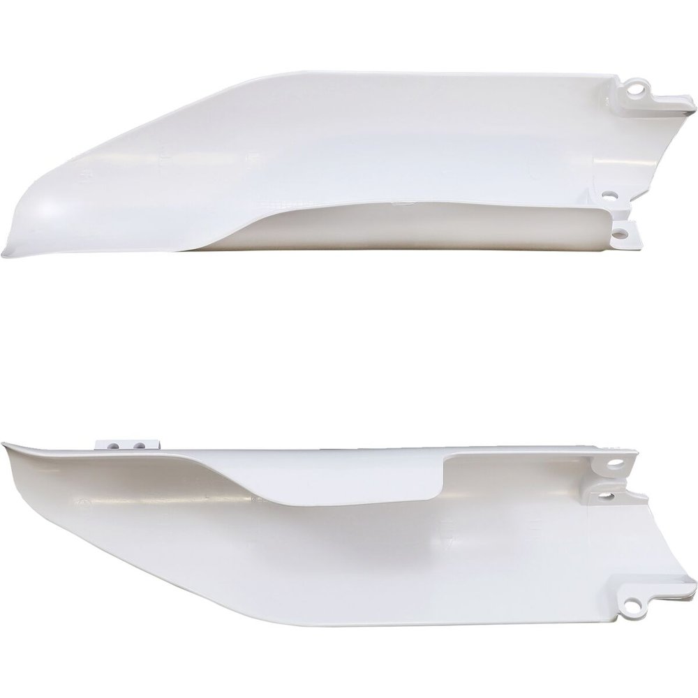 POLISPORT Gabelabdeckungen Suzuki RMZ weiss