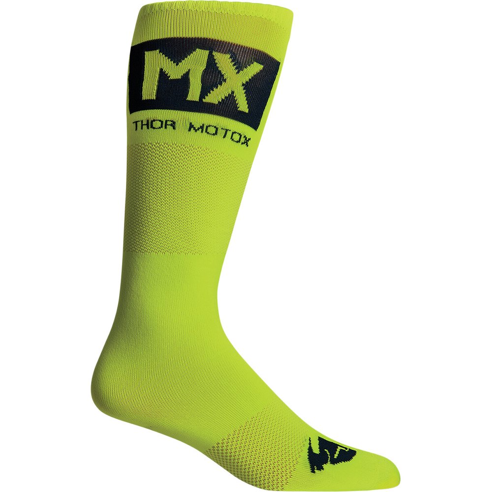 THOR MX Cool Motocross Socken gelb schwarz