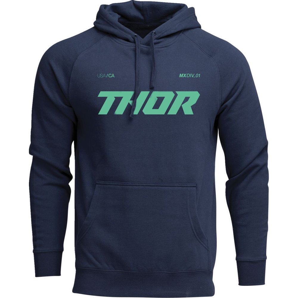 THOR Brave Hoodie Kapuzen Pullover navy blau