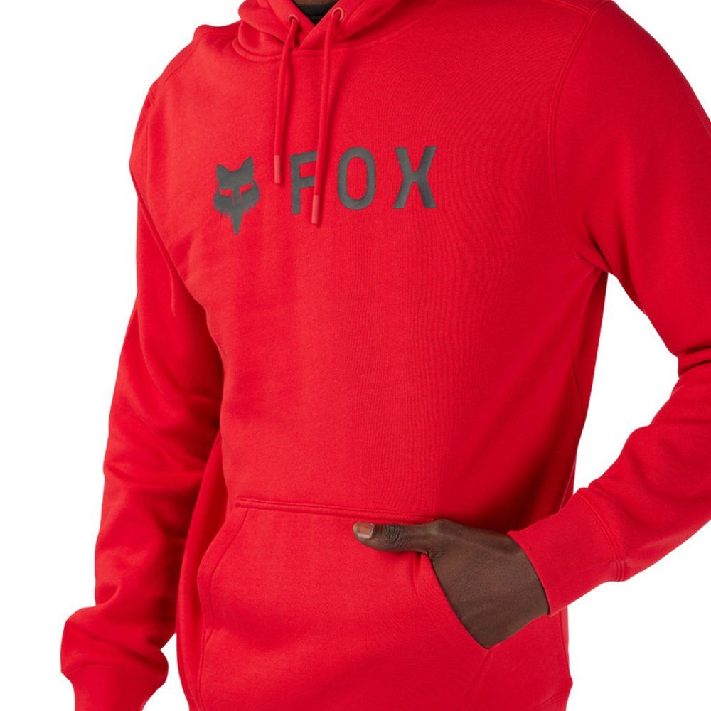 FOX ABSOLUTE FLEECE PO Hoodie Kapuzen Pullover Flame Rot
