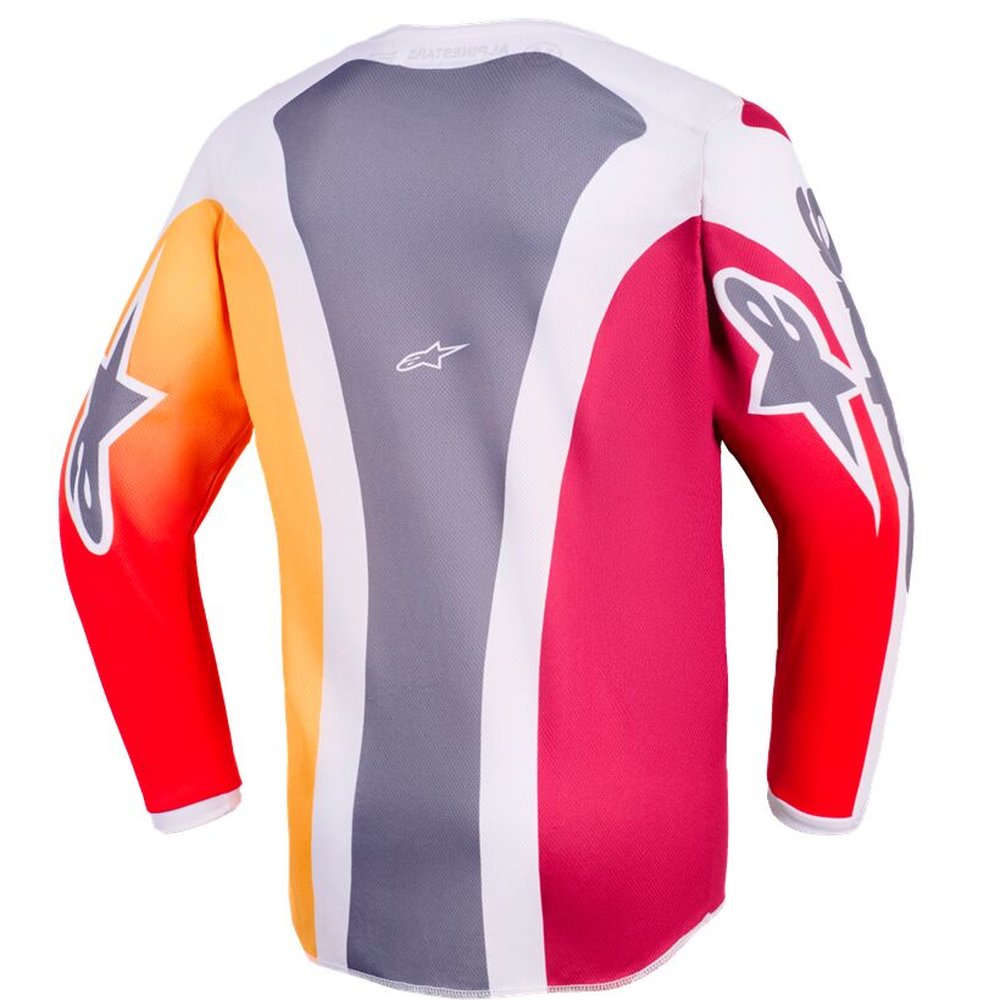 ALPINESTARS Fluid Portl Youth Kinder Jersey rot/grau