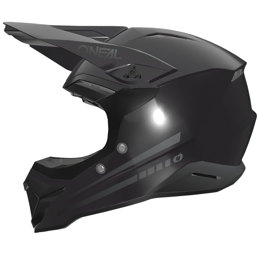 ONEAL 1SRS Motocross Helm Solid schwarz