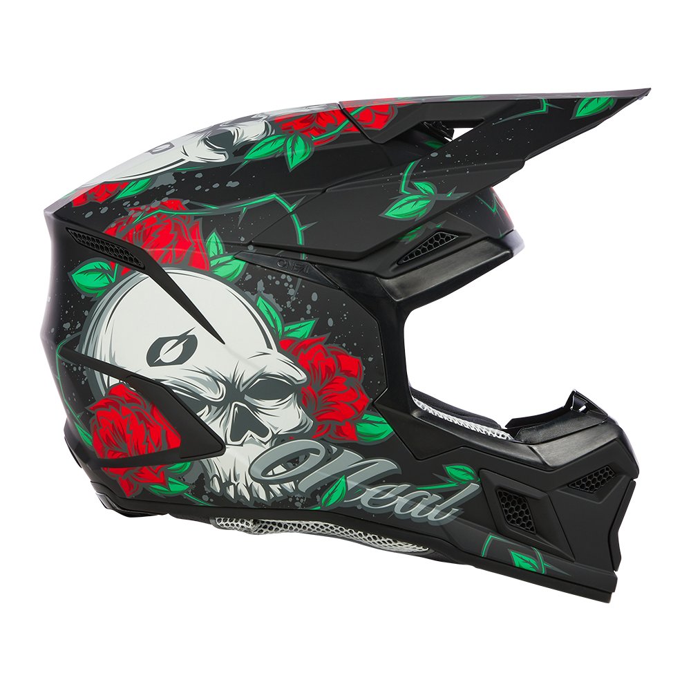 ONEAL 3SRS Youth Melancia Kinder Motocross Helm schwarz multi