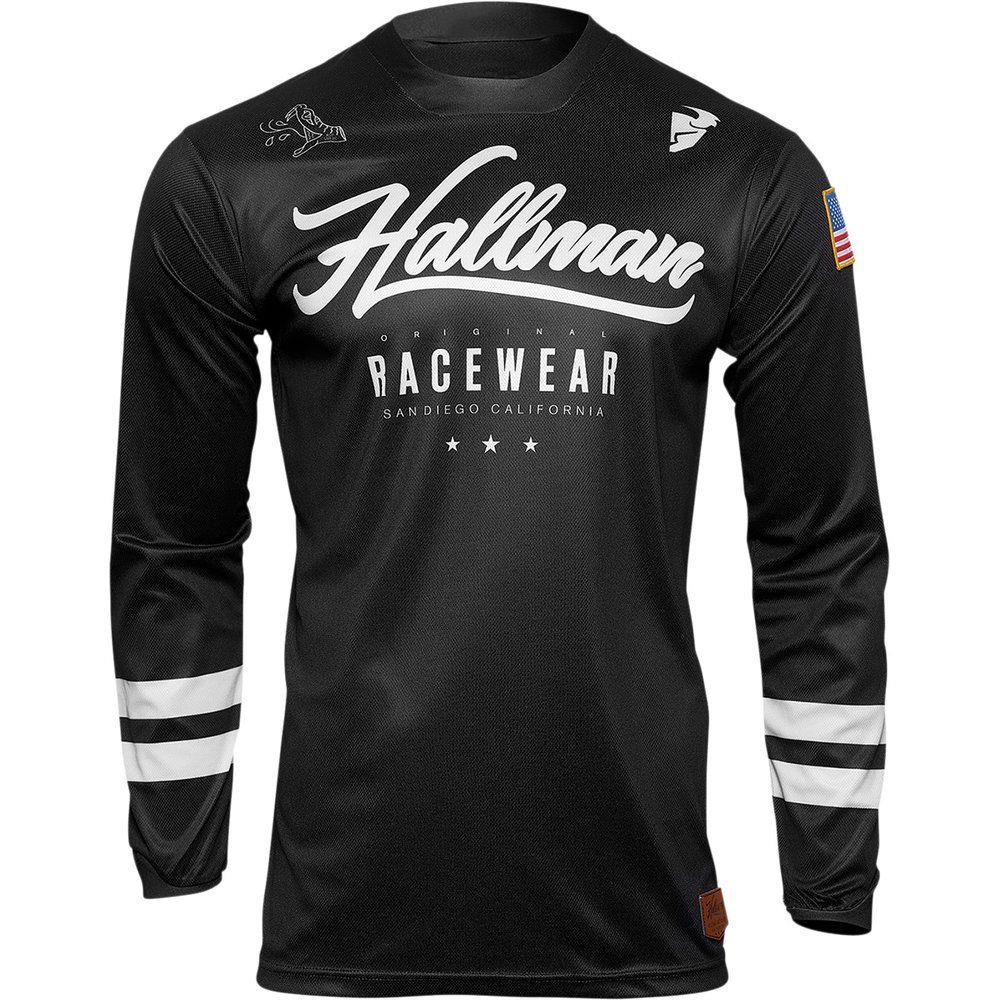 THOR Hallman Hopetown Motocross Jersey schwarz