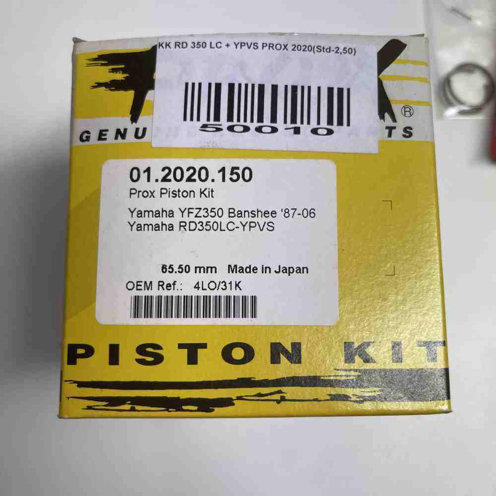 PROX 01.2020.150 Kolbensatz passend für YamahaYFZ RD 350 65,50mm