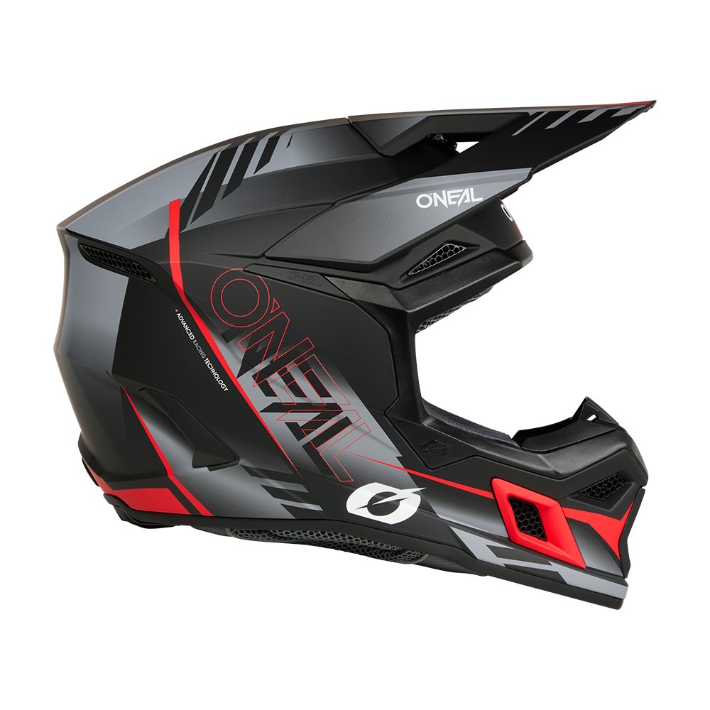 ONEAL 3SRS Motocross Helm Haze schwarz/grau/rot ONEAL 3SRS Motocross Helm Haze schwarz/grau/rot