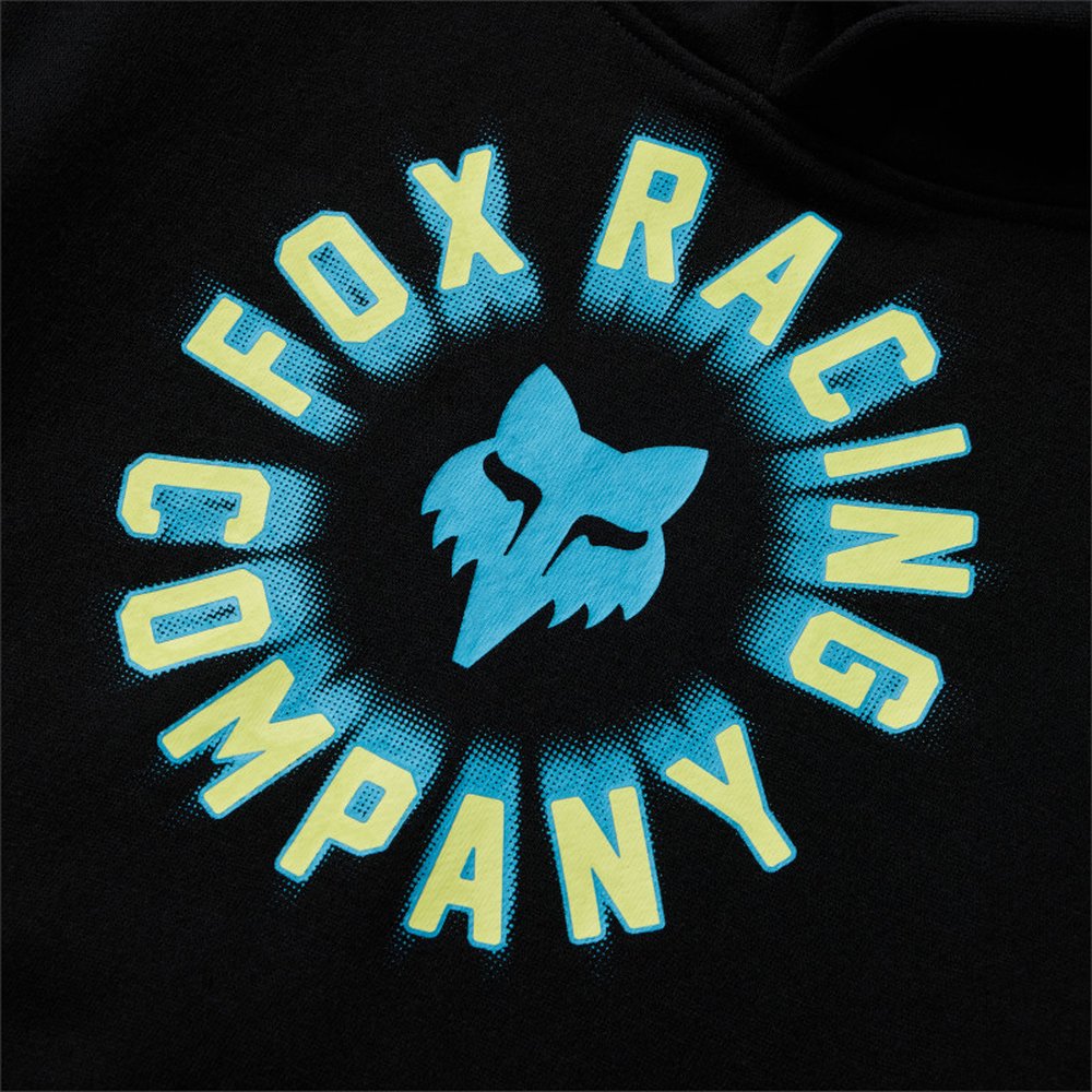 FOX YOUTH BEAM Fleece PO Hoodie Kapuzen Pullover für Kinder schwarz