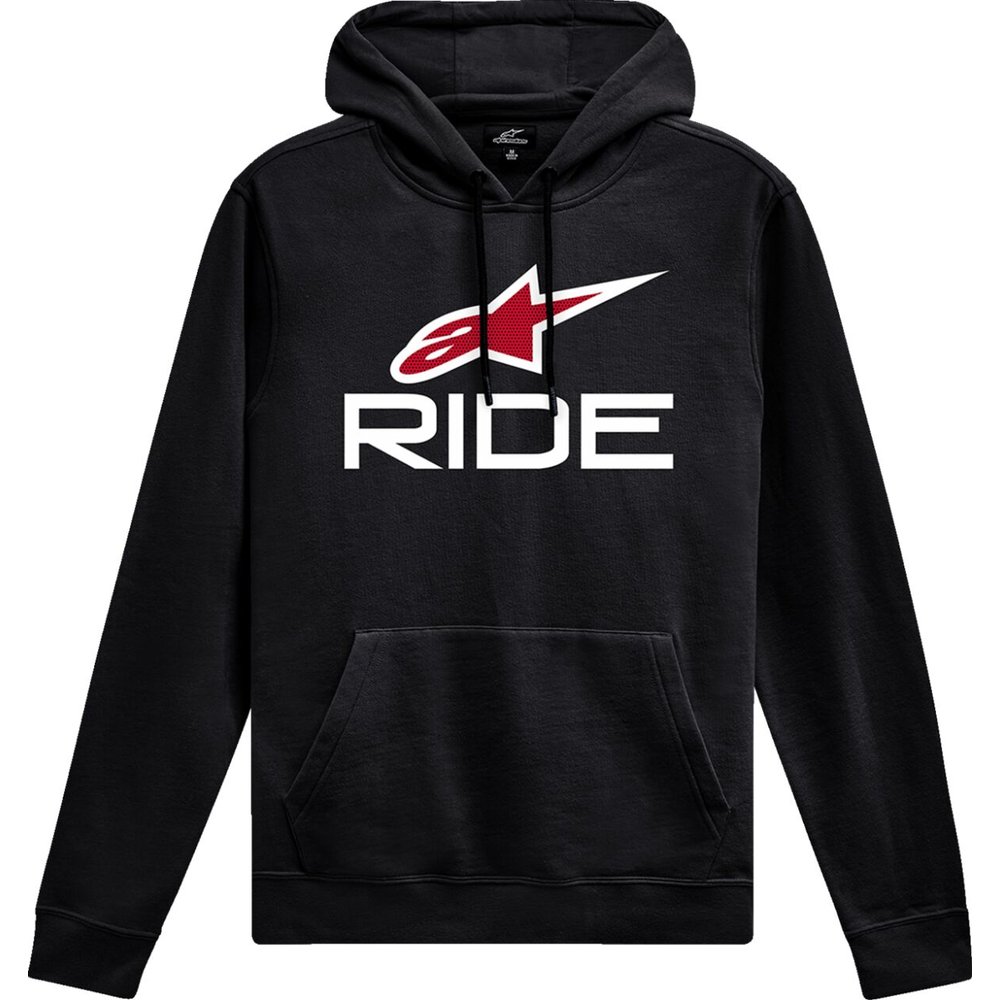 ALPINESTARS Kapuzen Pullover Hoodie Ride 4 P O schwarz rot weiss