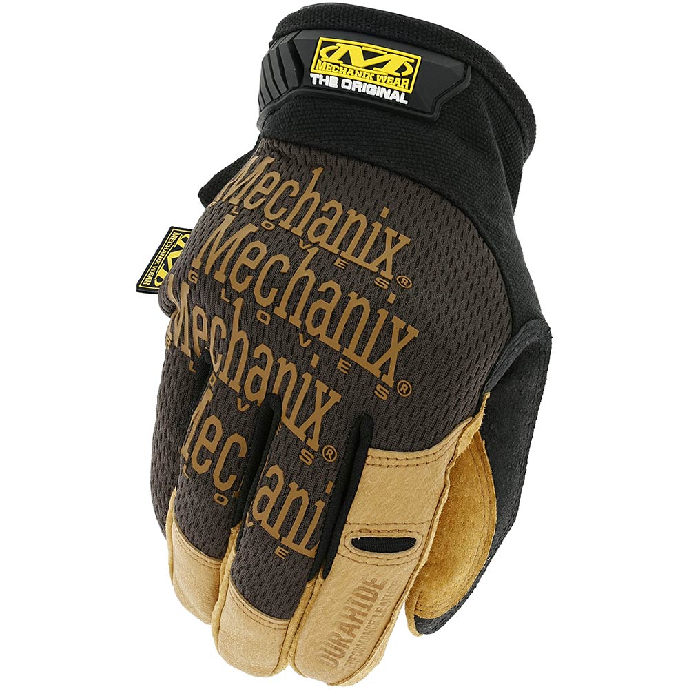 MECHANIX The Original Leder Handschuhe schwarz beige