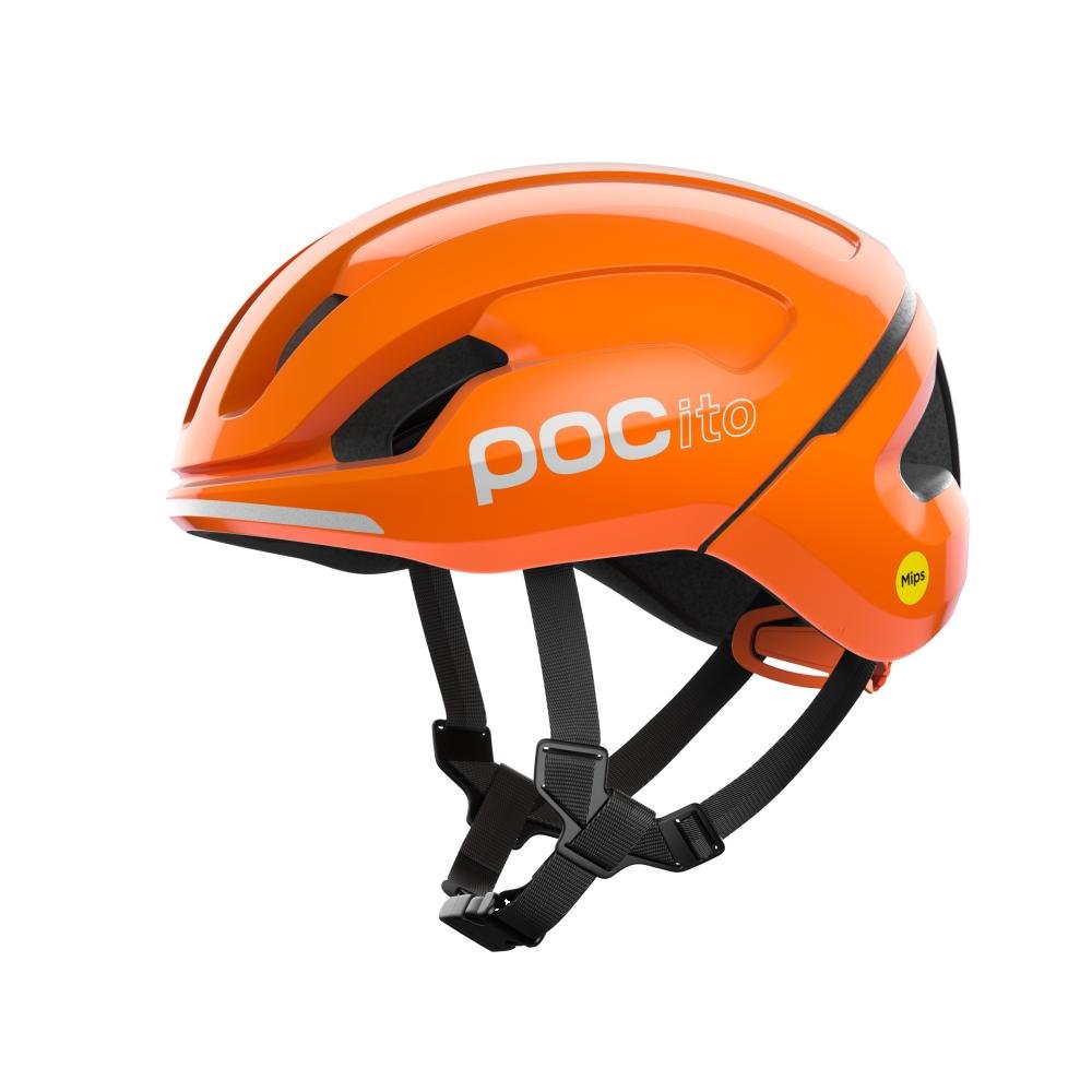 POC POCito Omne Mips MTB Helm fluorescent orange