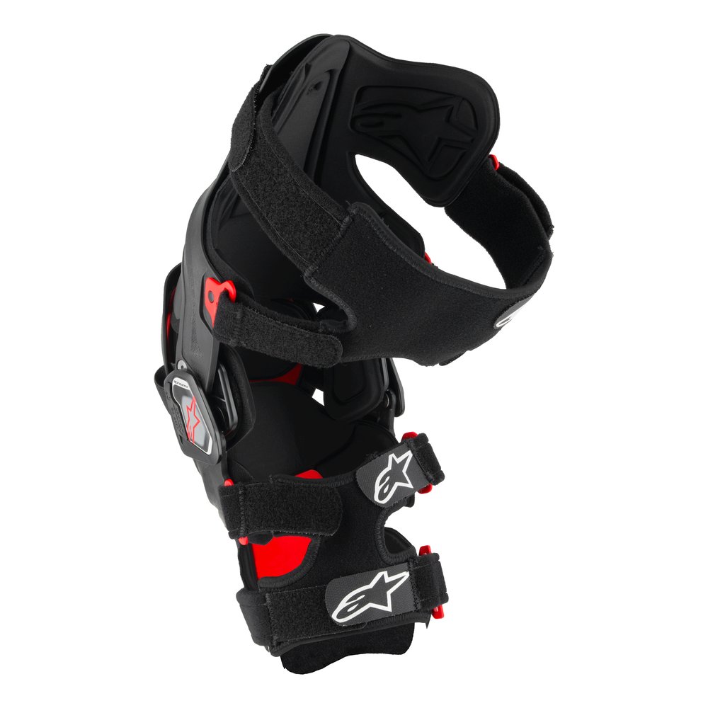 ALPINESTARS Supertech RK-10 Plasma Knieorthesen schwarz rot ALPINESTARS Supertech RK-10 Plasma Knieorthesen schwarz rot