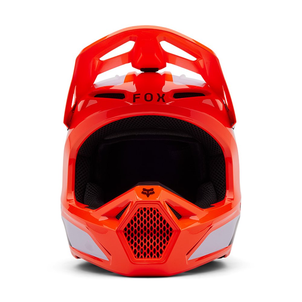 FOX V1 LEAN HELMET Motocross Helm Neon Orange
