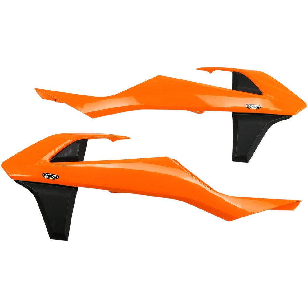 UFO Kühlerschutz passend für KTM 16-18 orange schwarz OEM Farbe